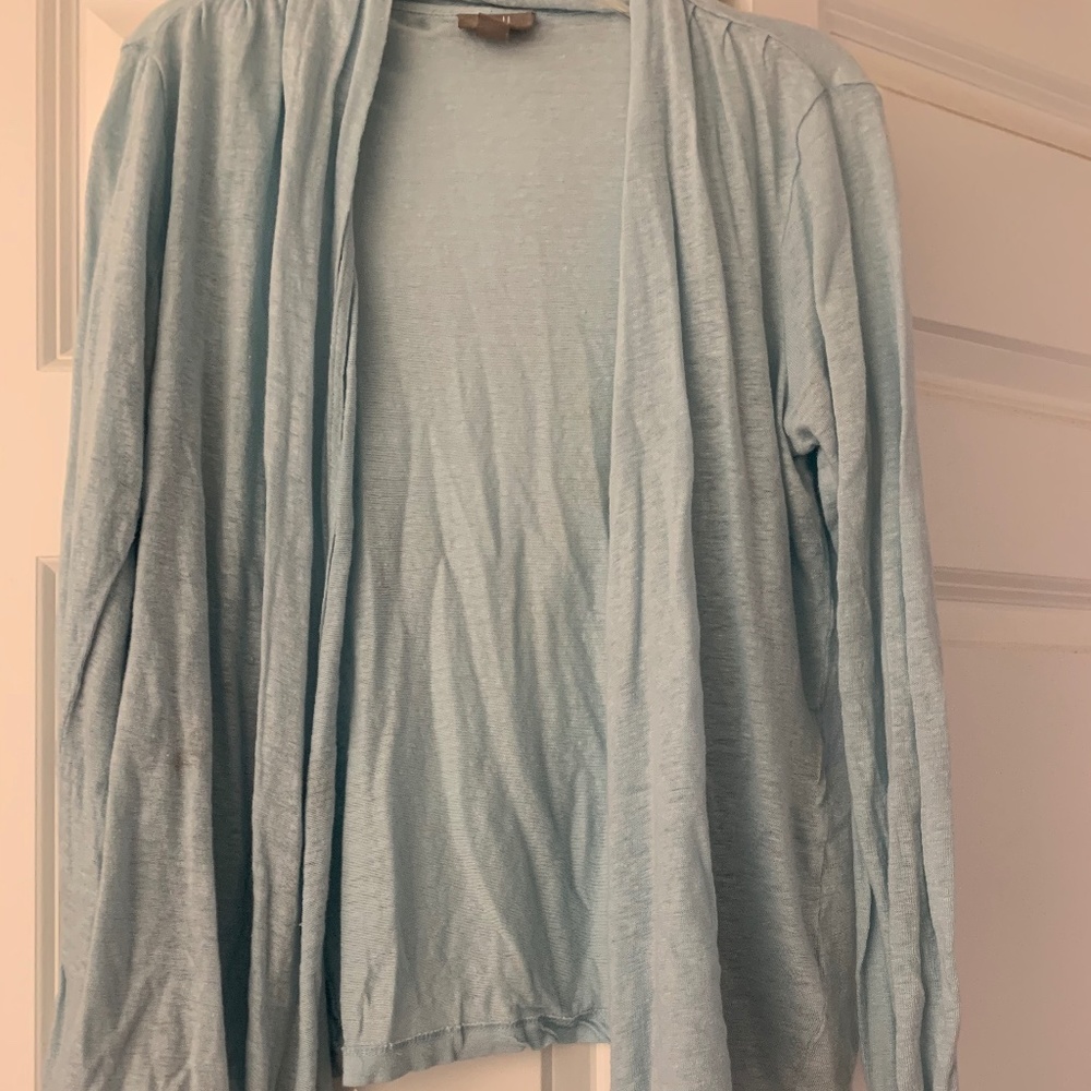 Light Blue open front cardigan